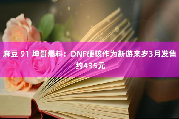 麻豆 91 坤哥爆料：DNF硬核作为新游来岁3月发售 约435元