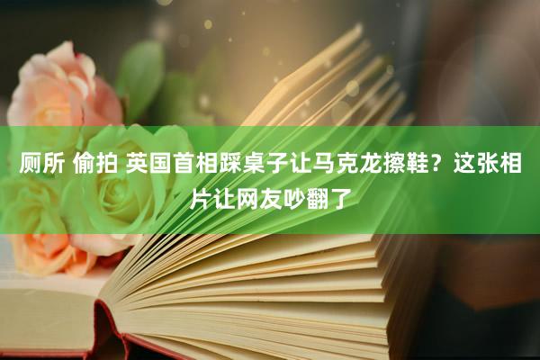 厕所 偷拍 英国首相踩桌子让马克龙擦鞋？这张相片让网友吵翻了